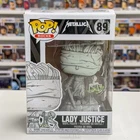 Funko Pop Rocks Metallica Lady Justice 89 Heavy Metal Thrash Toy Vinyl Figure