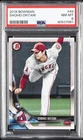 2018 BOWMAN #49 SHOHEI OHTANI ROOKIE RC PSA 8