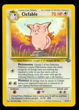 Pokemon CLEFABLE 017/64 Jungle - RARE - MOD PLAY