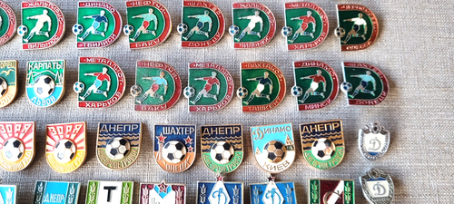 Sport Football Soccer Set of 77 RARE USSR Soviet russian badges pins - Picture 5 of 14