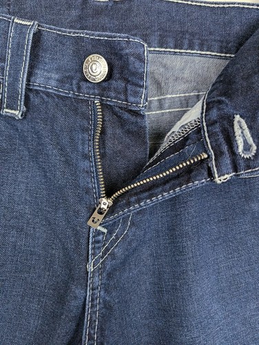 True Religion Jeans Men's 30x32 Blue Bootcut Denim Flap Pockets Dark Wash - Picture 8 of 14