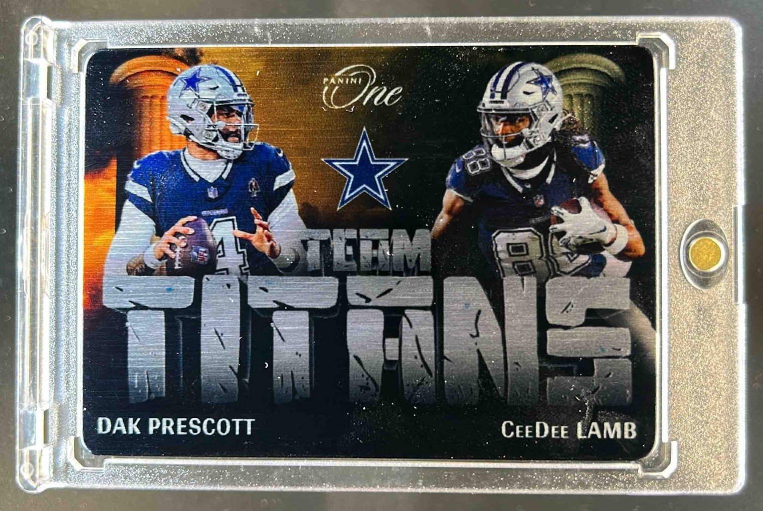 2024 Panini One Dak Prescott CeeDee Lamb Team Titans #TT-DAL Cowboys