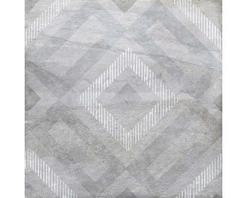 Feinsteinzeug Dekorfliese Brooklyn gris 33,15 x 33,15 cm - Bild 1 von 5