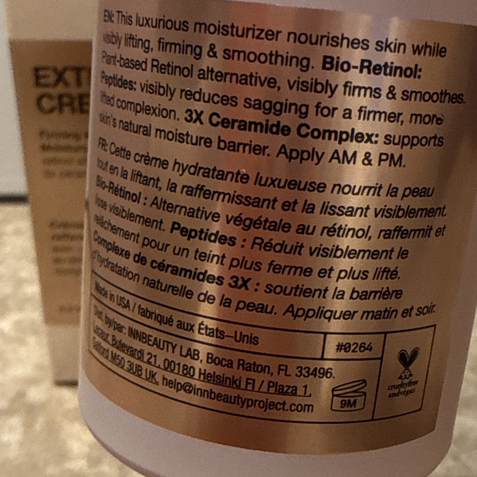 Innbeauty Project Extreme Cream 1.7 oz Firming & Lifting Moisturizer 50 ml New