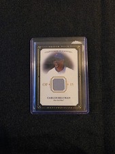 2007 UD Masterpieces - Captured on Canvas Carlos Beltran #CC-BE (MEM)