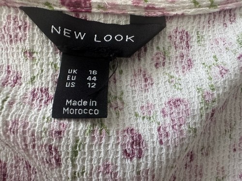 New Look Floral Dress Size 16 (44) - Picture 3 of 3