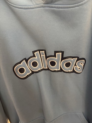 Vintage Adidas Hoodie Sky Blue Men’s XL - Picture 9 of 9