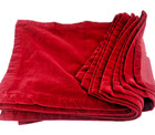 Pottery Barn Red Velvet Placemats Holiday Christmas Set of 10