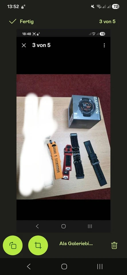 garmin fenix 8 51mm mit viel Zubehör - Bild 3 von 4