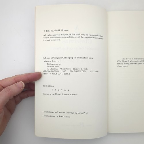 A Rocky Mountain Christmas Western History Paperback Book John Monnett 1987 - Picture 7 of 23