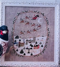 New Cosford Rise Stitchery HAPPY CHRISTMAS TO ALL Cross Stitch Pattern Chart