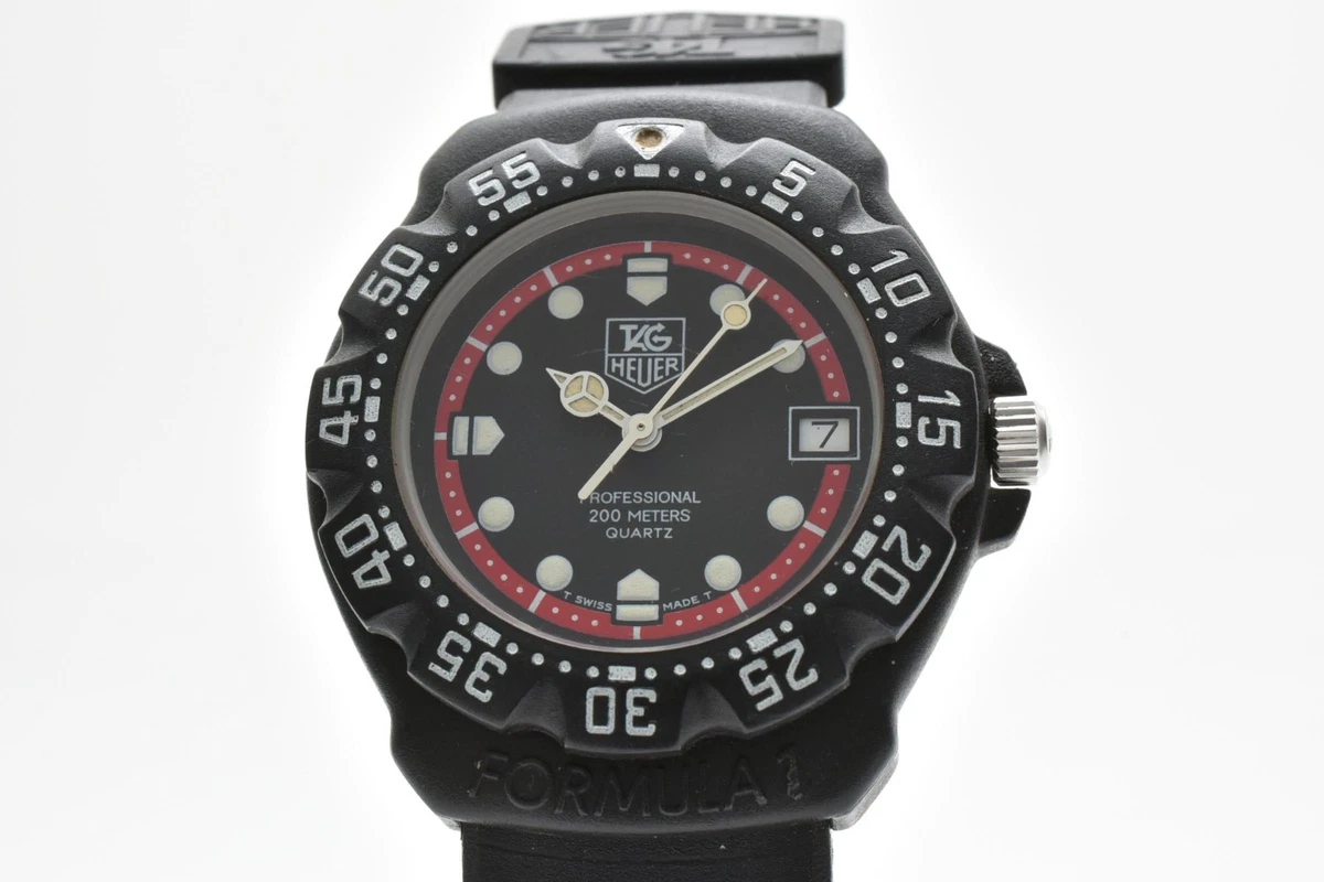 TAG Heuer Quartz 200 m (20 ATM) Water Resistance Wristwatches for