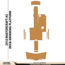 Fit for 2012 Mastercraft X2 Foam Boat Flooring
