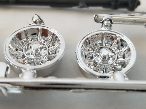 69 Dodge Charger Vector Turbine Mag Wheels & Tires aus MPC 1:25 Modellbausatz 1969 - Bild 5 von 14