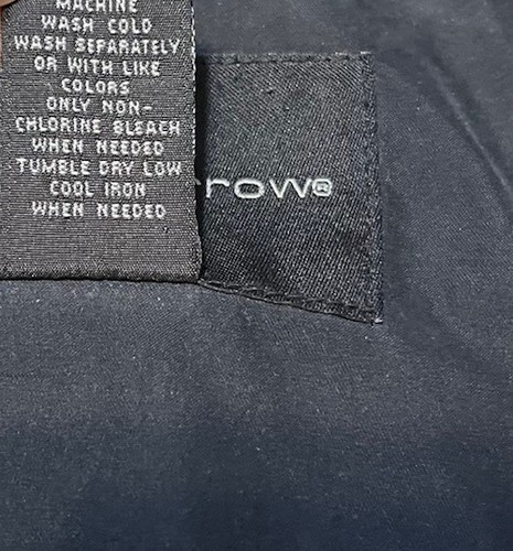 Croft & Barrow Herren Medium Schwarz Langarm Full-Zip Bomberjacke Baumwolle Gefüttert - Bild 12 von 13