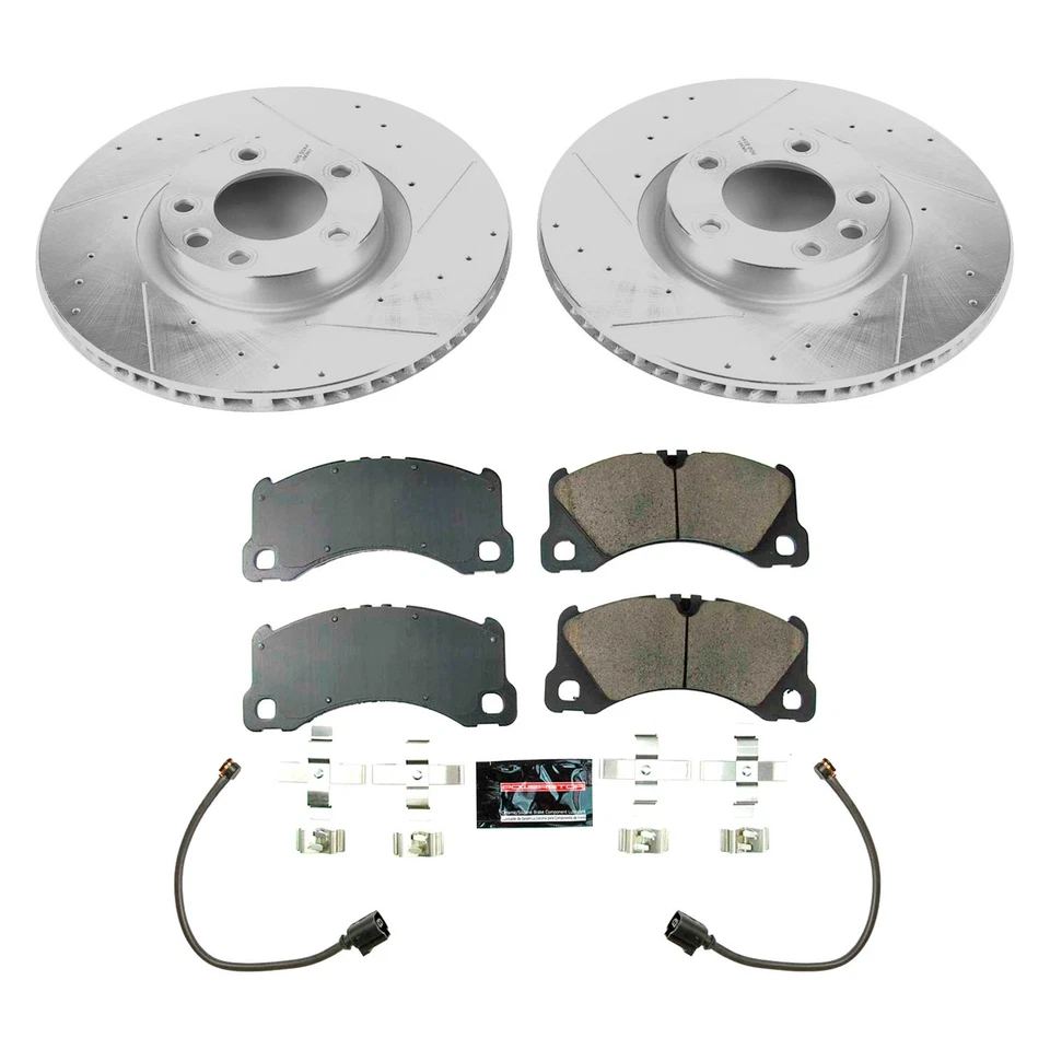 PowerStop K8476 Brake Kit For Porsche Cayenne 2013-2018 Front Foto 2 de 4