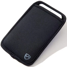 SYB Phone Pouch, EMF Protection Sleeve for Cell Phones up to 3.25" Wide, Black