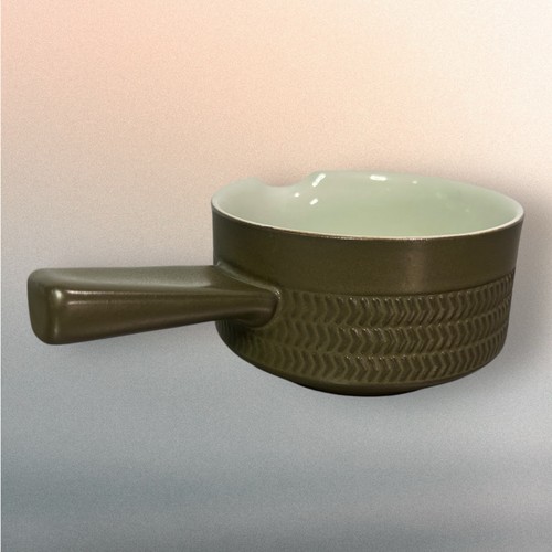 Barca vintage Denby Camelot verde scuro Chevron Gravy. - Foto 5 di 13