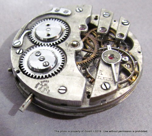 VINTAGE AEBY & LANDRY SWISS HOCHWERTIGES CHRONOGRAPH UHRWERK - Bild 2 von 5