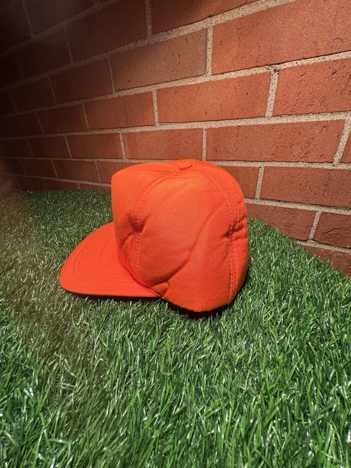 Sombrero de Caza De Colección Todo Espuma Top Of The World Naranja Brillante SnapBack Foto 2 de 4