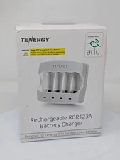 Arlo Certified Tenergy Charger Only for 3.7V RCR123A Li-ion Rechargeable Battery