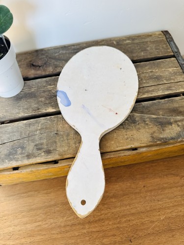 Antiker Handspiegel aus Holz (Holz) - Bild 2 von 2