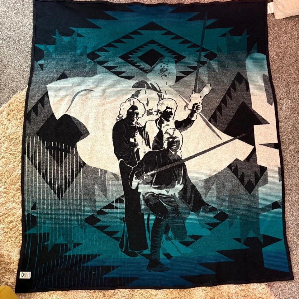 Pendleton Star Wars A New Hope Blanket Throw Wool Blend Native American Style - Image 2 of 4