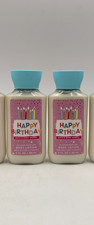 Bath  Body Works Happy Birthday Vanilla Buttercream 2 Lotion Travel Mini 1102B