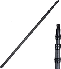 Carbon Fiber Extension Pole - 12ft Lightweight Paint Roller with Black 