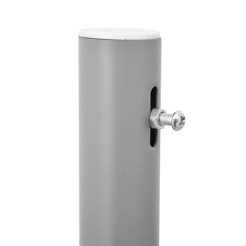 Toldo lateral negro poliéster 55,1 x 236,2 pulgadas retráctil - Imagen 9 de 12