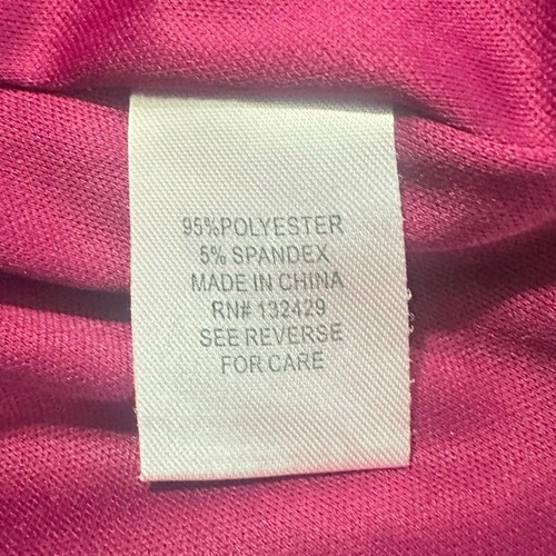 Rosie Pope Luisa Maternity Dress Women's Small Fuchsia Ruffled Off Shoulder - Picture 8 of 13