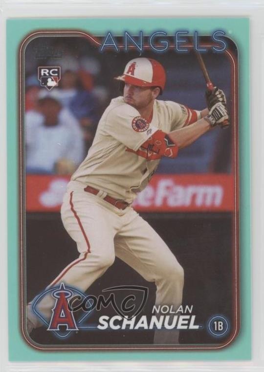 2024 Topps Series 1 Aqua Nolan Schanuel #53 Rookie RC