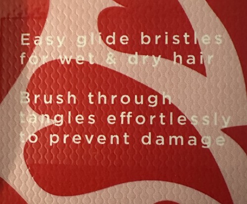 Pink Butterfly : Detangler : Hairbrush : easy glide bristles - Foto 3 di 6