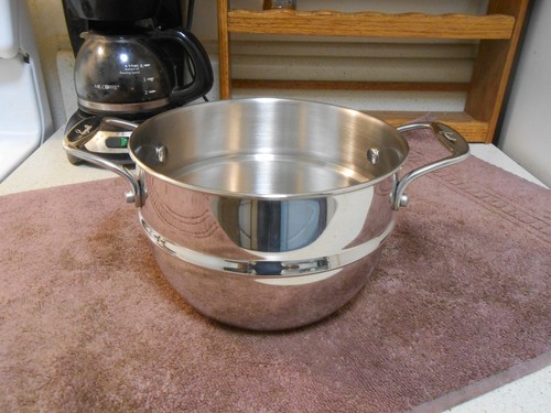 EMERIL Dampfgareinsatz (7 1/2", passend für 3 Quart. Töpfe) Edelstahl EXTRA SCHÖN & GLÄNZEND!