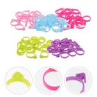  100 Stück Konditorbeutel Krawatten Plastikbeutel Binden Versiegelungsringe