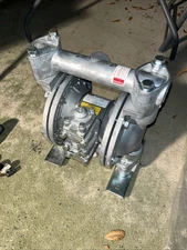 Dayton 6PY44B Double Diaphragm Pump 1" 49GPM Aluminum Body 100PSI Buna-N (A)