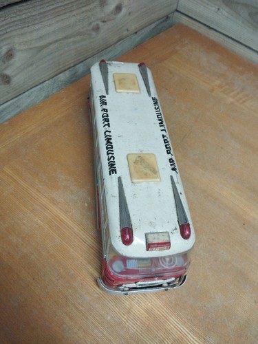 MF-910 AIRPORT LIMOUSINE Bus 60s Style Friction Tin Plate Toy`80s Vintage Retro - Picture 12 of 12