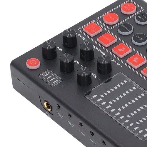 Voice Changer Sound Board LED Noise Reduktion Dual Channel Live Soundkarte Für❀ - Bild 5 von 23