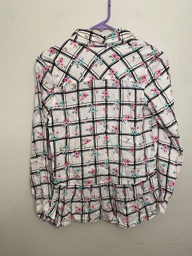 SO BRAND "COZY SHIRT" SIZE 16 WHITE LONG SLEEVES - Picture 2 of 3