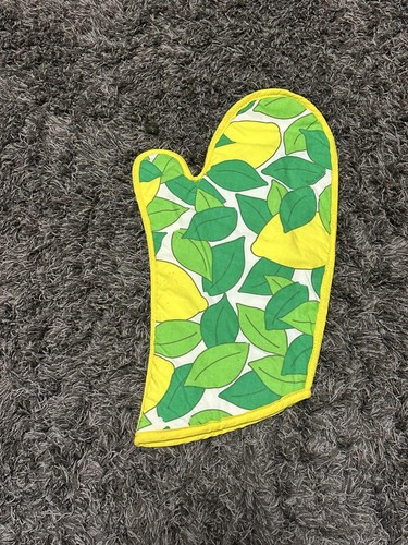 marimekko m817 Hermes Lemon Pattern Pot Holder Vintage Near Mint Condition Kitc