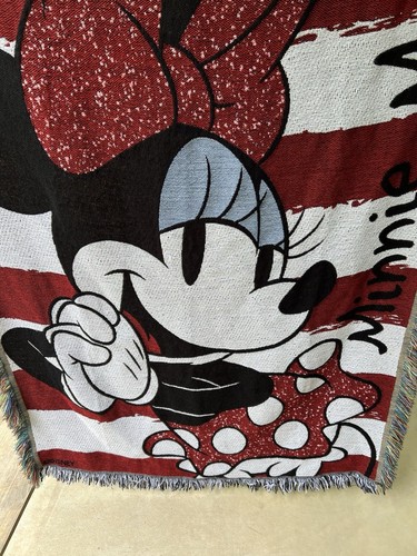 minnie mouse walt disney tapestry blanket vintage - Picture 4 of 4