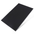 18 x 12 Inch Rubber Bar Mats, Black Heavy Duty Bar Mat PVC Rubber Wet Dish Dr...
