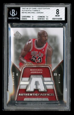 2007 UD SP GAME-USED EDITION AUTHENTIC FABRICS MICHAEL JORDAN 