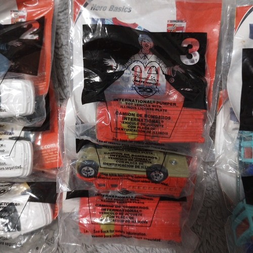 Lot 0f 11 Matchbox Across American 50th McDonald's Happy Meal cars pumper sealed - Picture 3 of 23