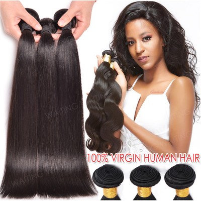 Usa Stock 100g 100 Remy Human Hair Sew In Extensions Weft Wavy