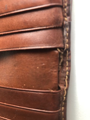 2 Vintage Burberry Portemonnaie Geldbörse Leder Canvas - Bild 19 von 19