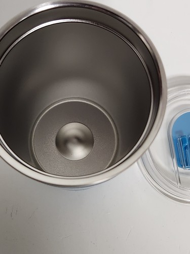 Embark 20 Unzen Edelstahl Deckelbecher Heiß & Kalt Reisebecher Blau - Bild 4 von 5