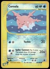 Corsola 102/165 Pokemon TCG 2002 Expedition Reverse Holo LP