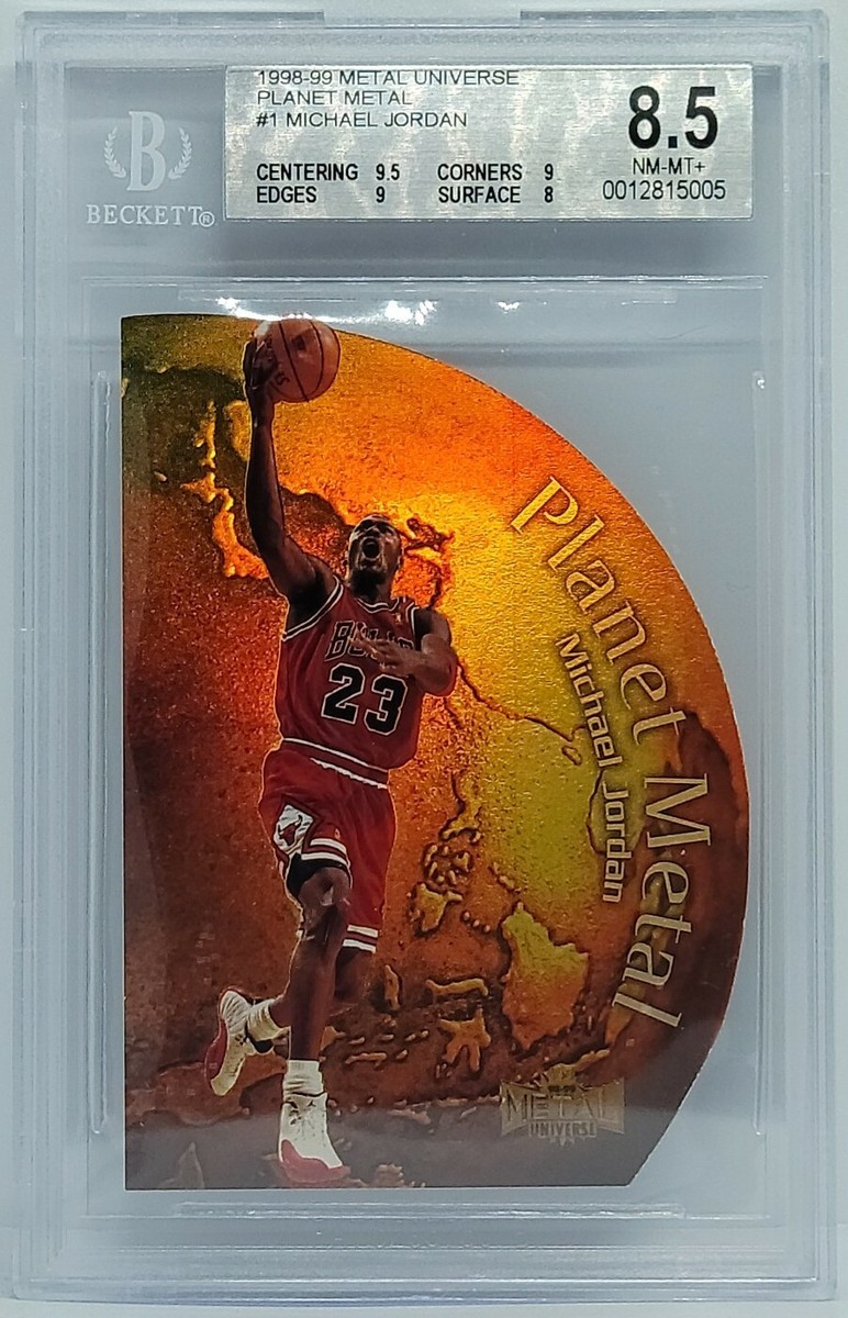 Michael Jordan 1998-99 Skybox Metal Universe Planet Metal