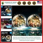 Enchanting Warm White Floating Pool Lights - 14" Solar Illuminated Balls, 2 Pack